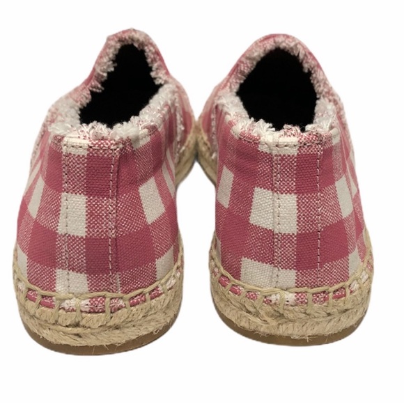 Coach Celina Espadrille With Gingham Print Sandals Size 5 - Picture 5 of 9